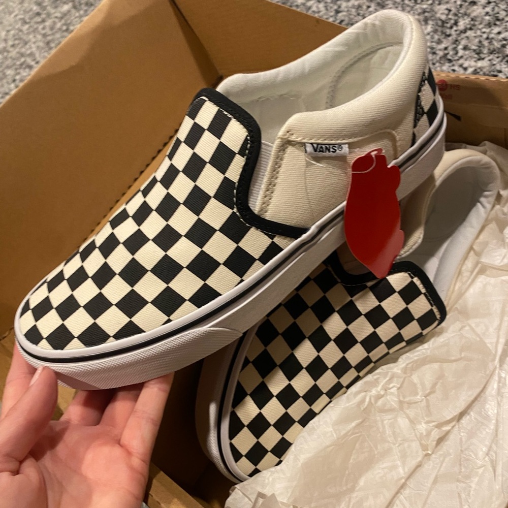 Vans Men’s Asher Checkered Sz 7